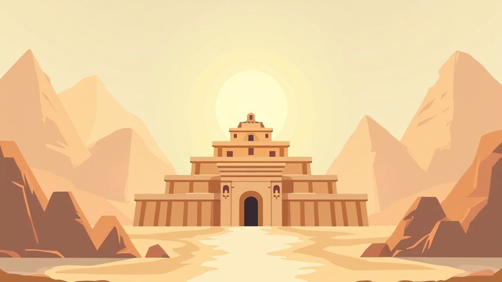 AmunRa Casino homepage with Egyptian theme